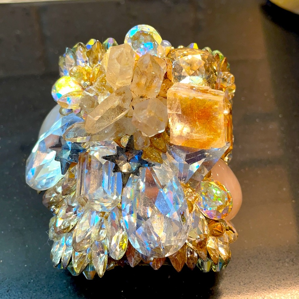 Vintage Wendy Gell Gem Cuff